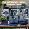 Cara Merawat Pakaian Berbahan Denim agar Warnanya Tidak Cepat Pudar dan Tetap Terlihat Seperti Baru