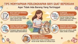 Tips Menyiapkan Perlengkapan Bayi Saat Bepergian Agar Tidak Ada Barang Yang Tertinggal